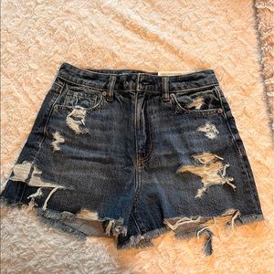 American Eagle Ripped Jean Shorts